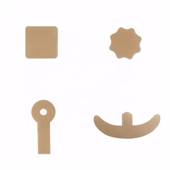 Medicazione medica per ferite con foglio di cicatrice in gel di silicone ovale trasparente